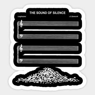 The Sound Of Silence Sticker